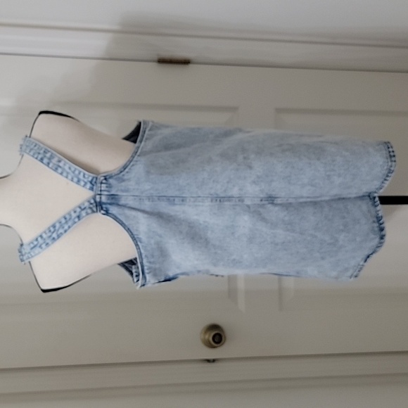 RE generation Size M Denim Overall Dress, Stone Wash, Gently Used Condition - Picture 5 of 15